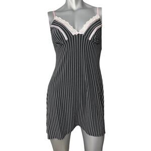 Womens Lace Babydoll Fairy Grunge Slip Dress Small Coquette Whimsigoth Black